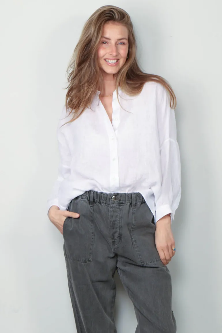 Academia Blouse - Gioia - Wit