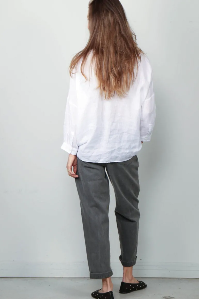 Academia Blouse - Gioia - Wit