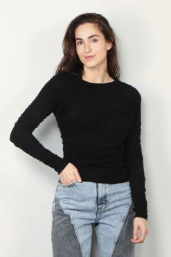Agolde Top - Tania twist - Black