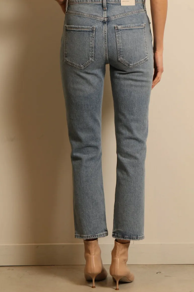 Agolde jeans - Riley long A9090B-1554 - quiver