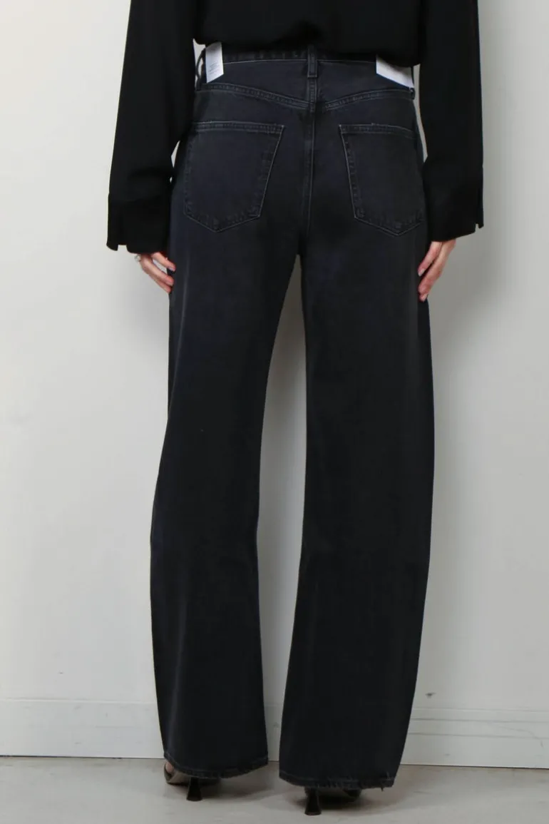 Agolde Jeans - Low Curve Jean - Black Tar