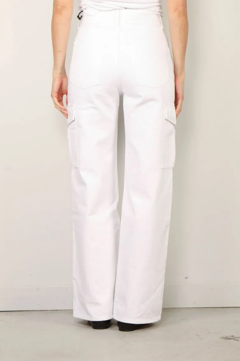 Agolde cargo jeans - Minka cargo A9117-1183 - milkshake