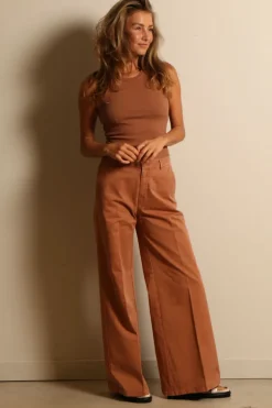 Agolde tanktop - bailey - brown sugar