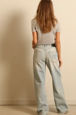 Agolde T-shirt - annise - grey heather