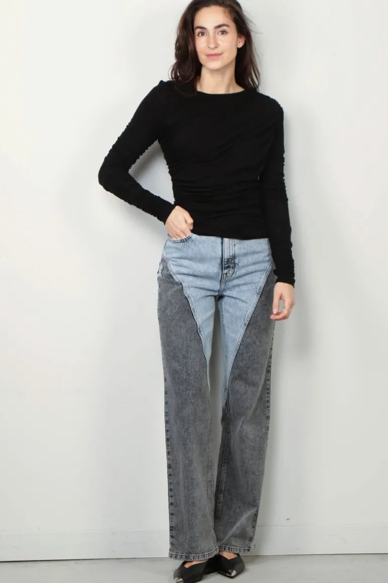 Agolde Top - Tania twist - Black