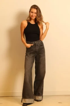 Agolde top - Bailey A7101-1260 - black
