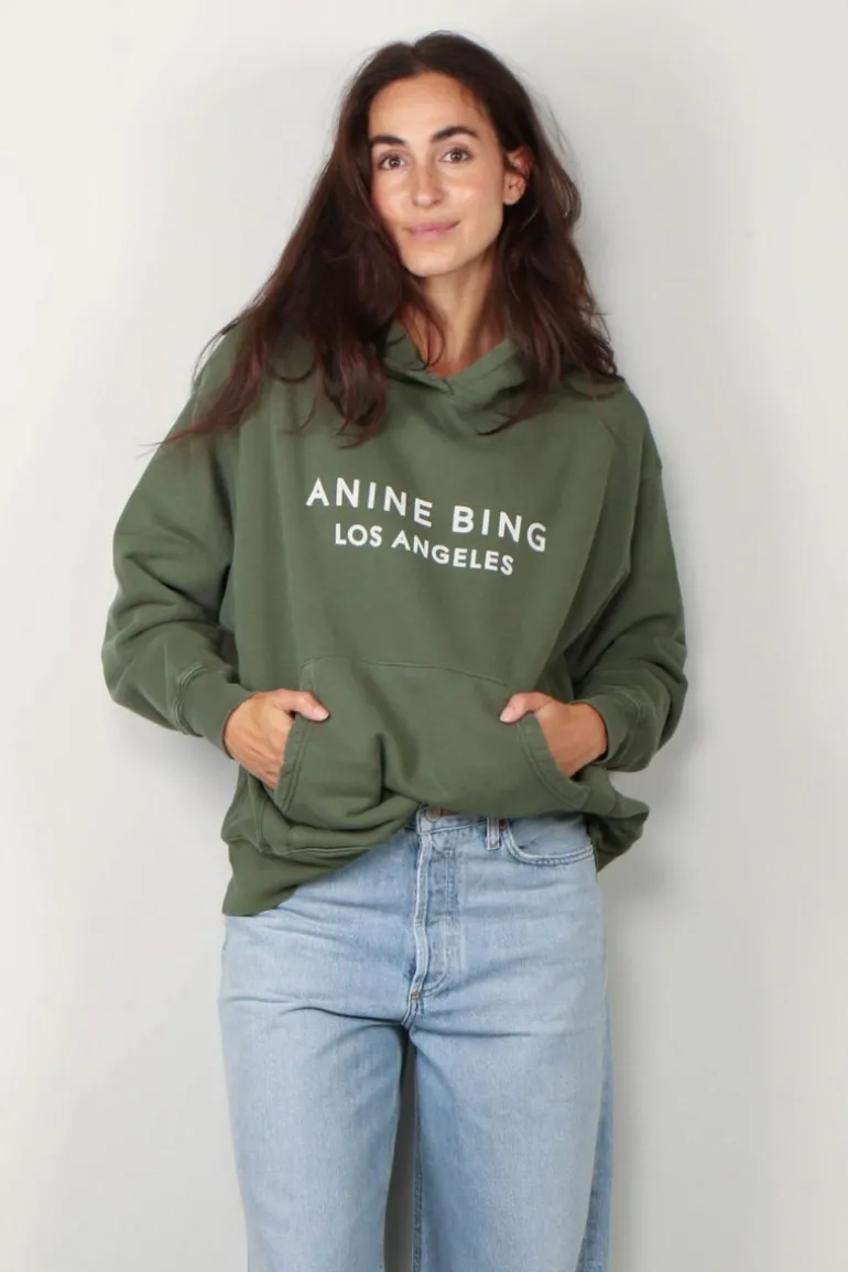 Anine Bing Hoodie - Alto - Groen