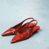 Anine Bing Slingback Heels - Zoey - Red
