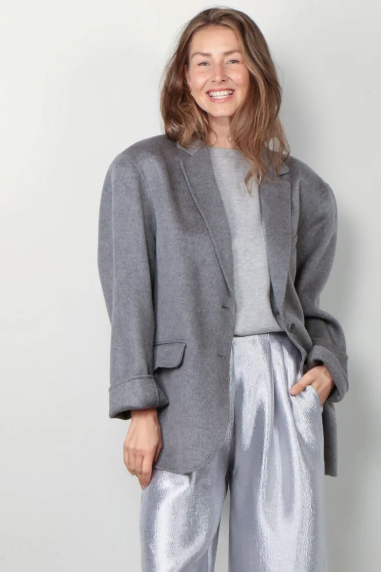 Anine Bing Blazer - Quinn - Grey Melange