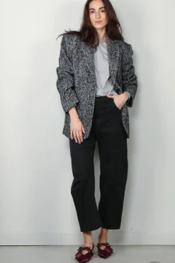 Anine Bing blazer - Quinn - salt & pepper