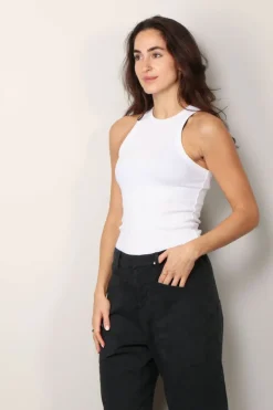 Anine Bing top - EVA TANK - white