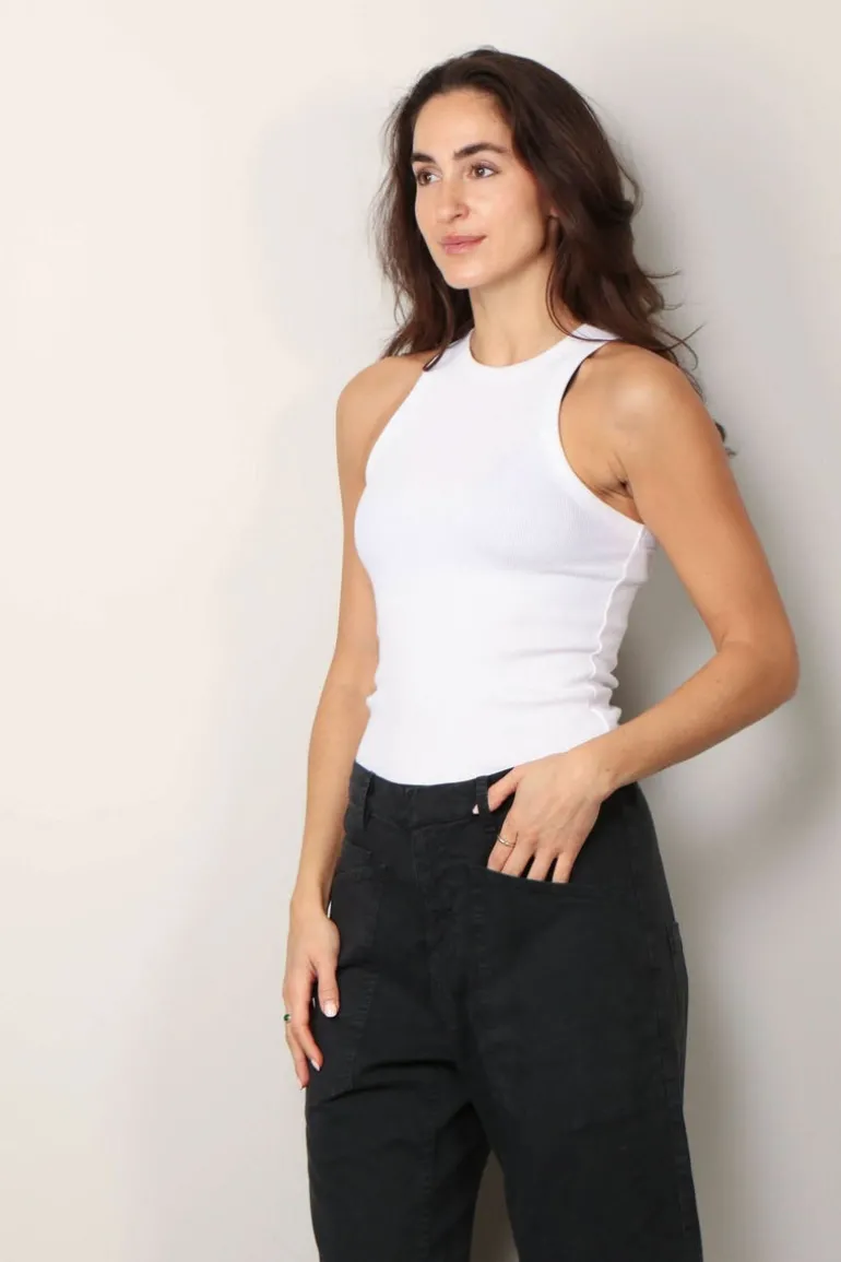 Anine Bing top - EVA TANK - white