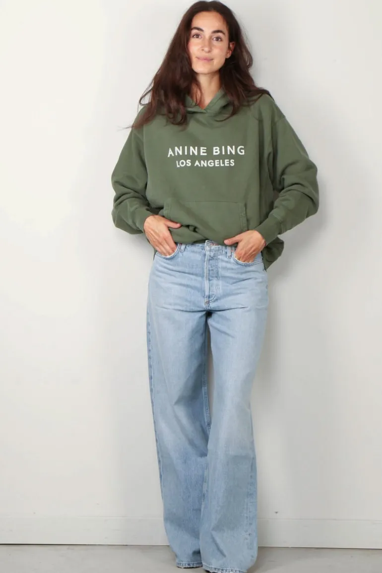Anine Bing Hoodie - Alto - Groen