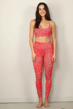 Arizona Love Top - Yoga - Bandana - Red