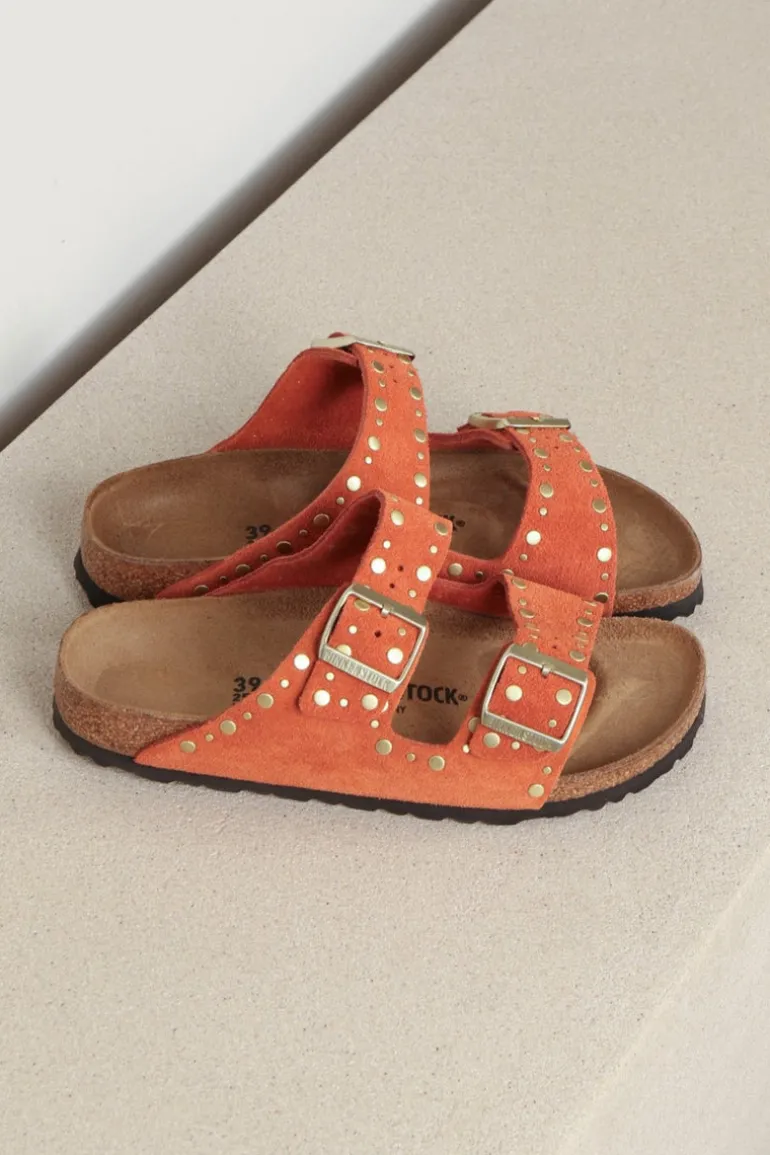 Birkenstock Sandalen - Arizona Rivet - Dark Rust