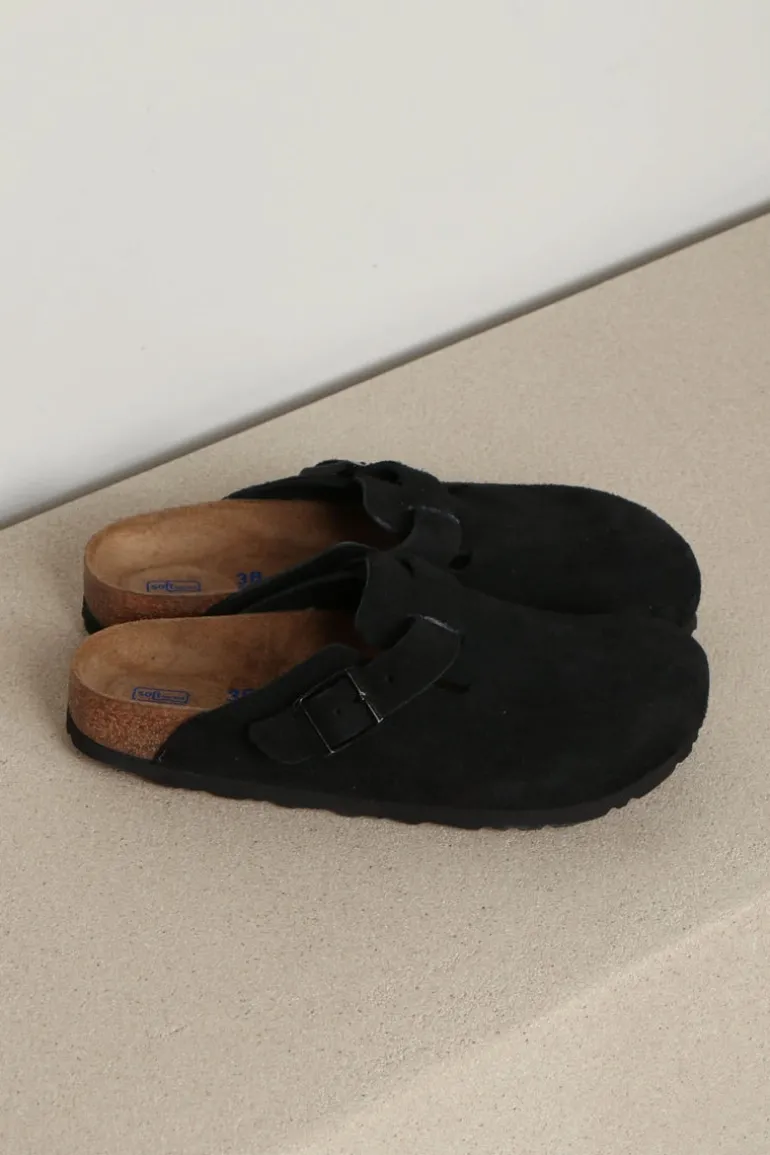 Birkenstock Sandalen - Boston - Soft - Black