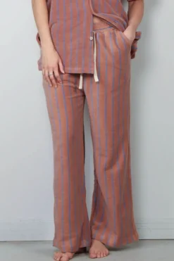 Bongusta Broek - Naram Pants - Camel & Ultramarine