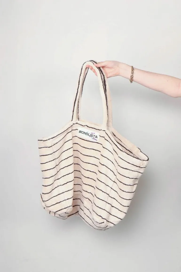 Bongusta Tas - Naram Weekend Bag - Crème & Ink