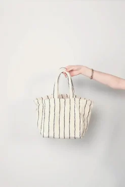 Bongusta Tas - Naram Handbag Small - Crème & Ink