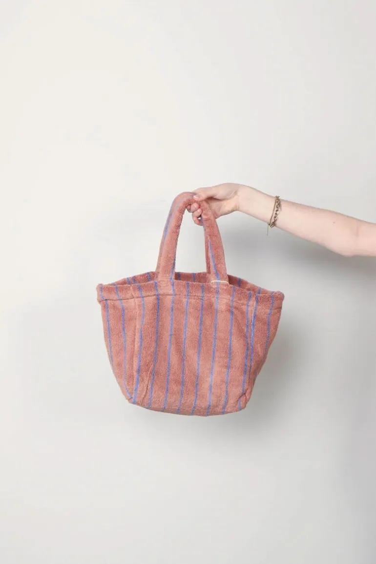 Bongusta Tas - Naram Handbag Small - Camel & Ultramarine