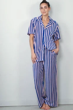 Bongusta Broek - Naram Pants - Dazzling Blue & Rose