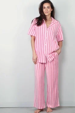 Bongusta Broek - Naram Pants - Baby Pink & Ski Patrol