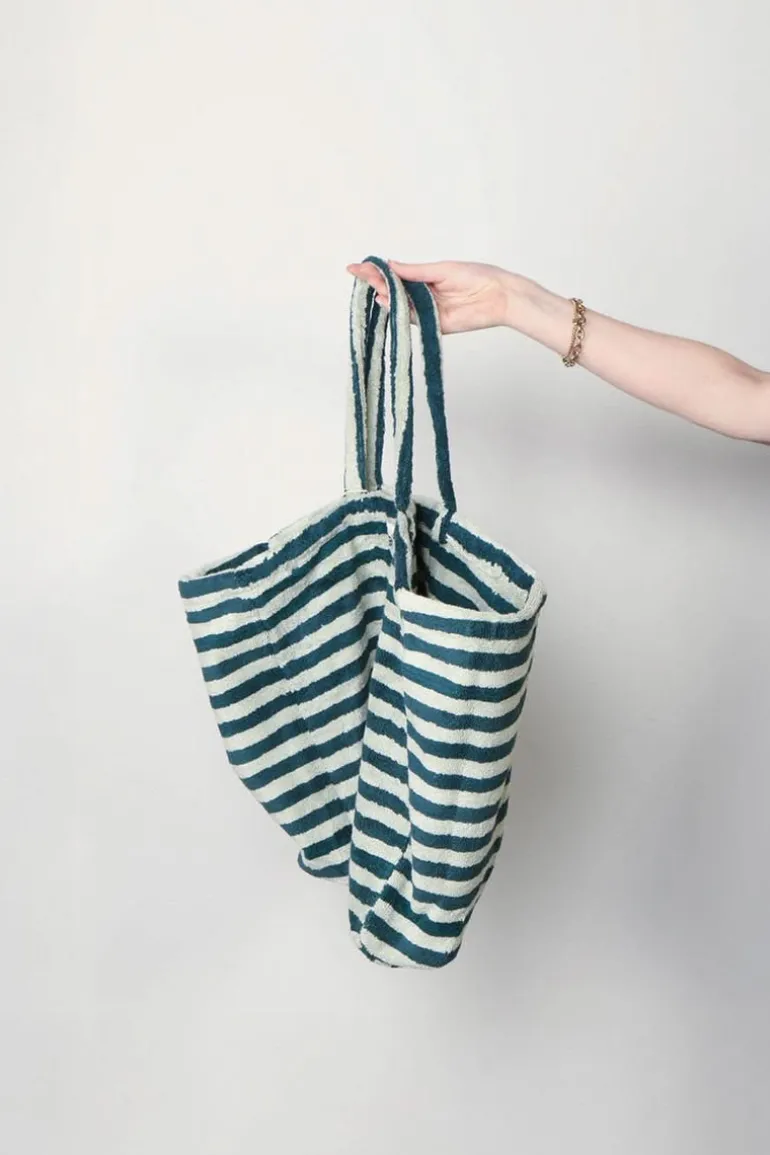 Bongusta Tas - Naram Weekend Bag - Sea Foam & Deep Teal
