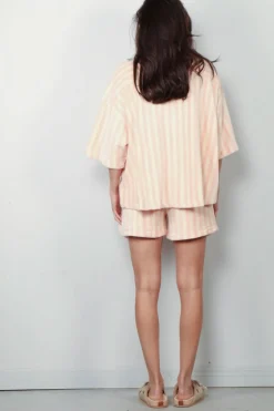 Bongusta T-shirt - Naram Oversized Shirt - Tropical & Crème