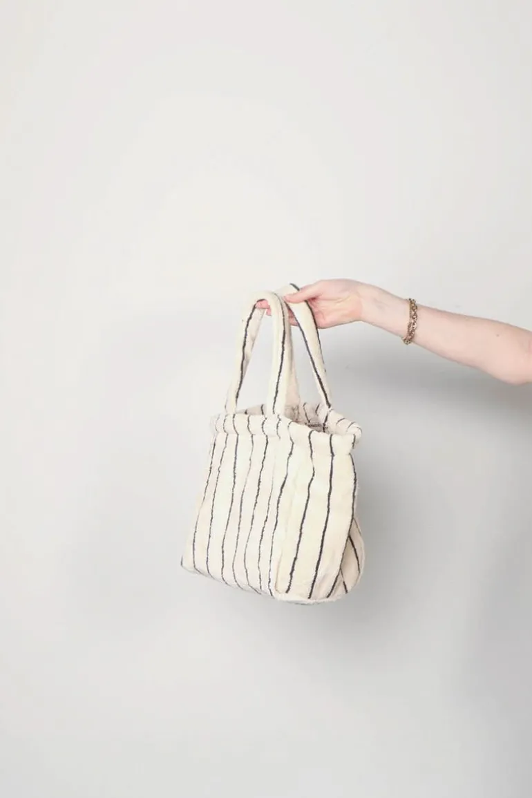 Bongusta Tas - Naram Handbag Small - Crème & Ink