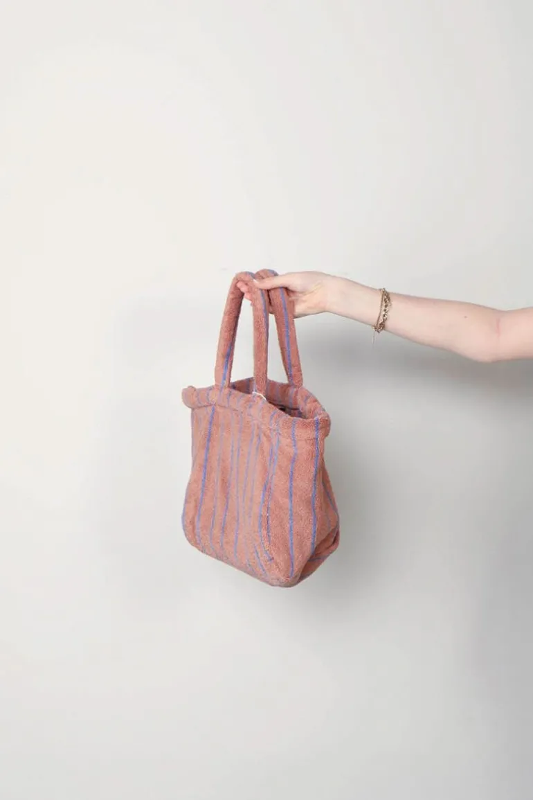 Bongusta Tas - Naram Handbag Small - Camel & Ultramarine