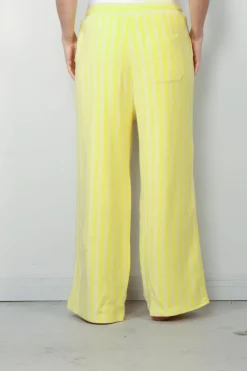 Bongusta Broek - Naram Pants - Pristine & Neon Yellow