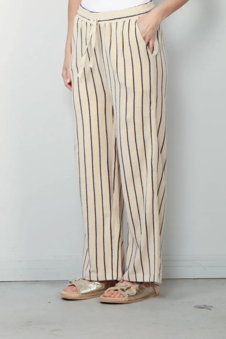 Bongusta Broek - Naram Pants - Crème & Ink