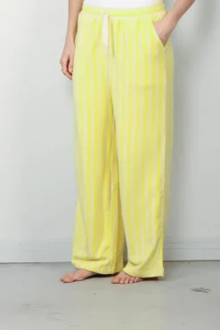 Bongusta Broek - Naram Pants - Pristine & Neon Yellow