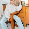 BYLOTTE Studios Sweater - Heidi Sweater - Grey Melange