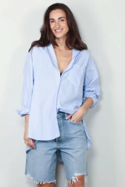 BYLOTTE Studios Blouse - Denise Shirt - Blue/White