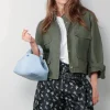Closed Jacket - Cropped field - Matcha Green