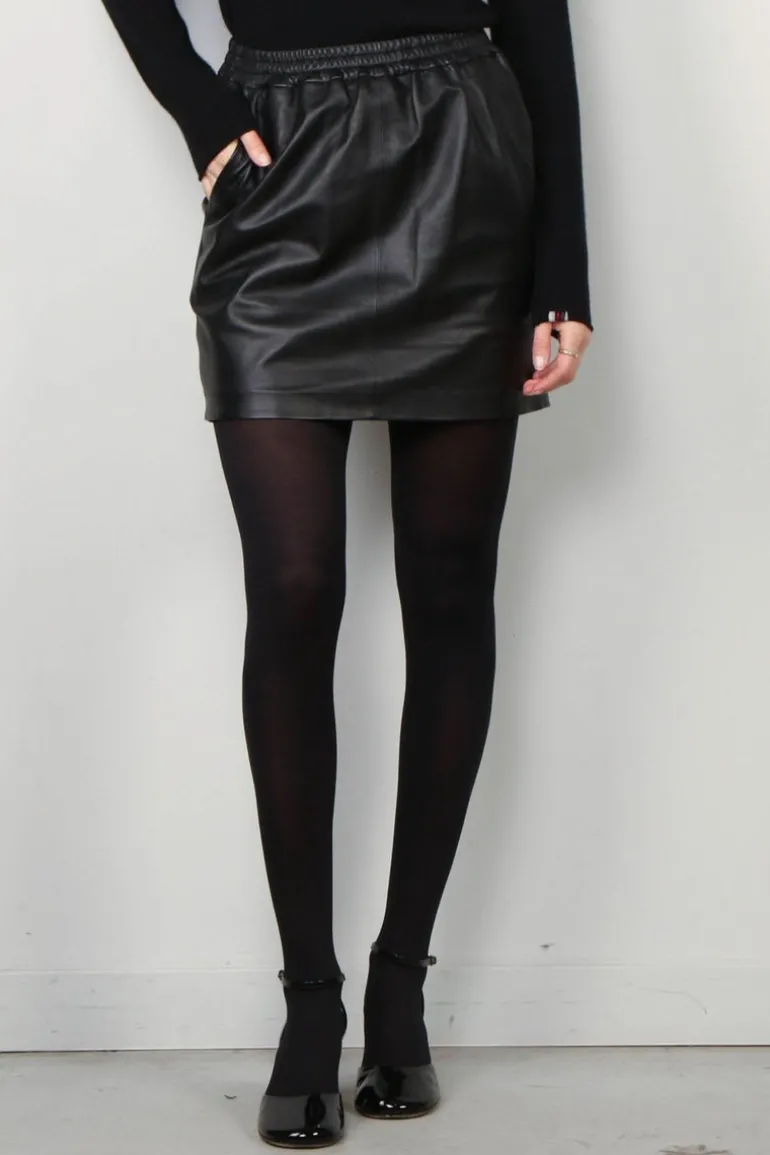 Closed Rok - Elasticated Mini Skirt - Black