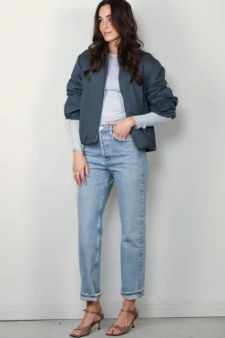 Closed Jasje - Padded Blouson - Graphite blue