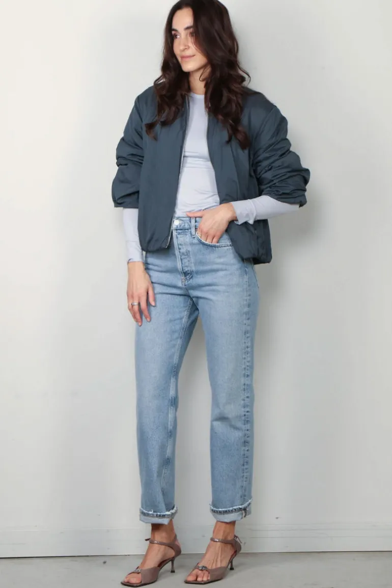 Closed Jasje - Padded Blouson - Graphite blue