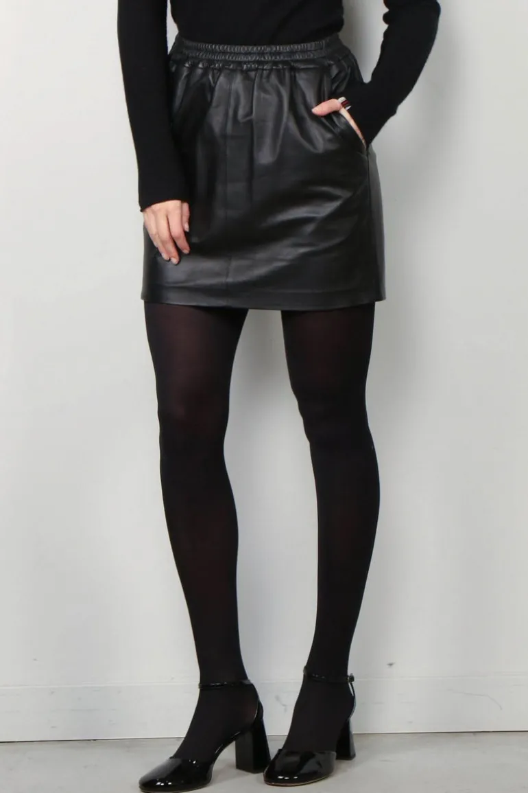 Closed Rok - Elasticated Mini Skirt - Black