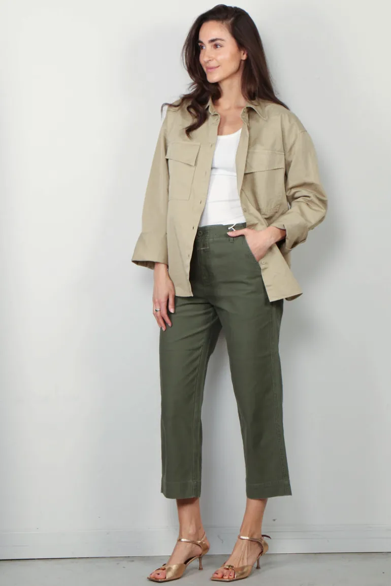 Closed Blouse - Utility Shirt - Warm Sand