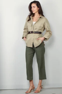 Closed Blouse - Utility Shirt - Warm Sand