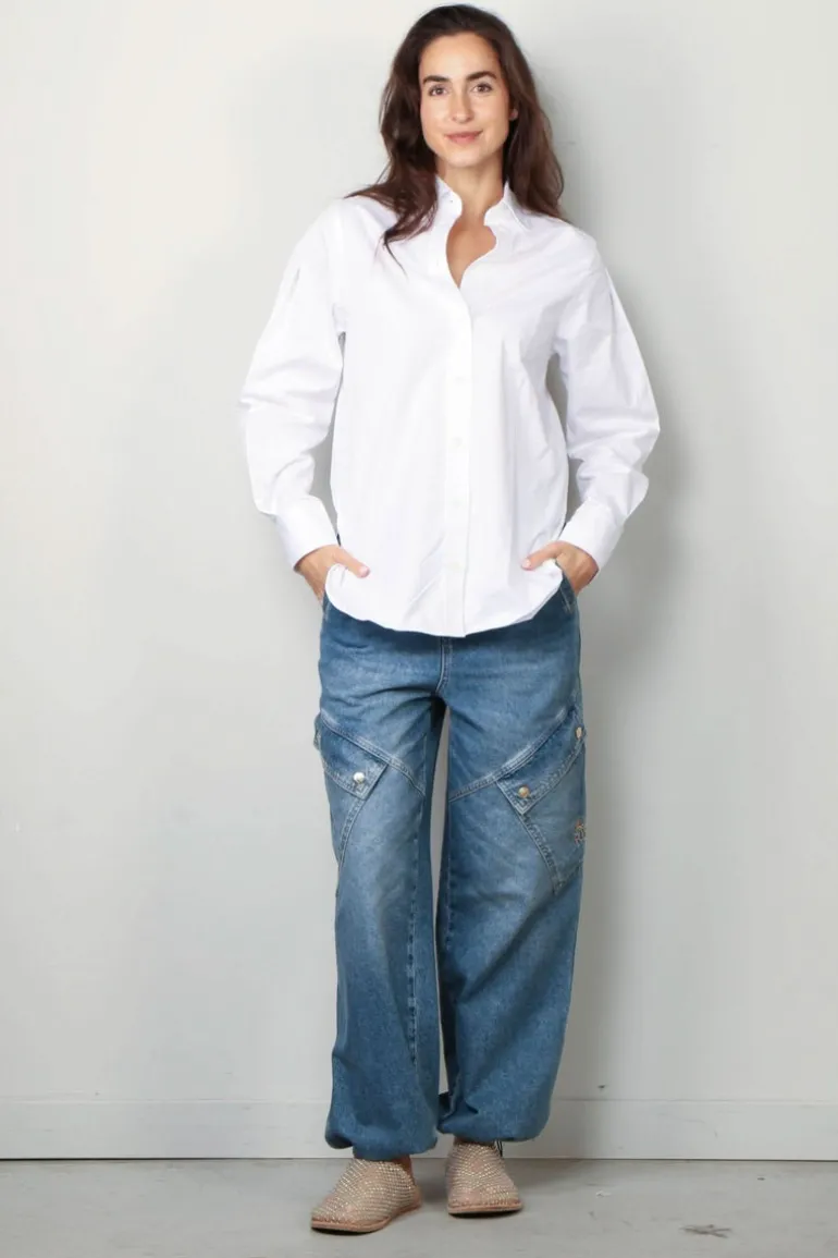 Closed Blouse - Fitted shirt - White