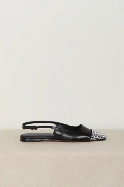 Dear Frances Ballerina's - Tia With Crystals - Black Patent