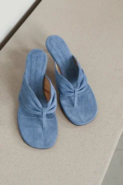 Dear Frances Sandalen - Wrap - Mid - Heel - Denim