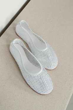 Dear Frances Ballerina's - Balla - Mesh - Crystals - White