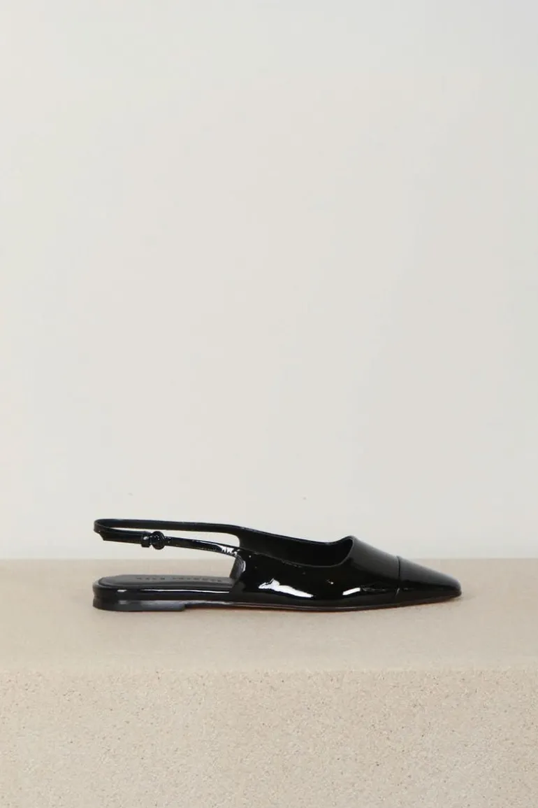 Dear Frances Ballerina's - Tia Flat - Black Patent