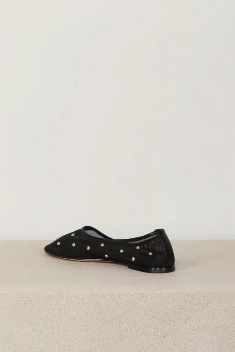 Dear Frances Ballerina's - Balla Mesh Shoe W/ Studs - Black
