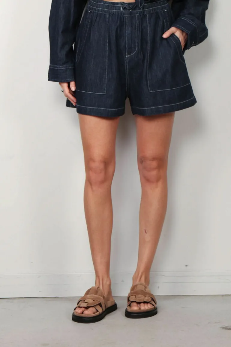 Denimist Short - Relaxed - Utility - Rinse Indigo