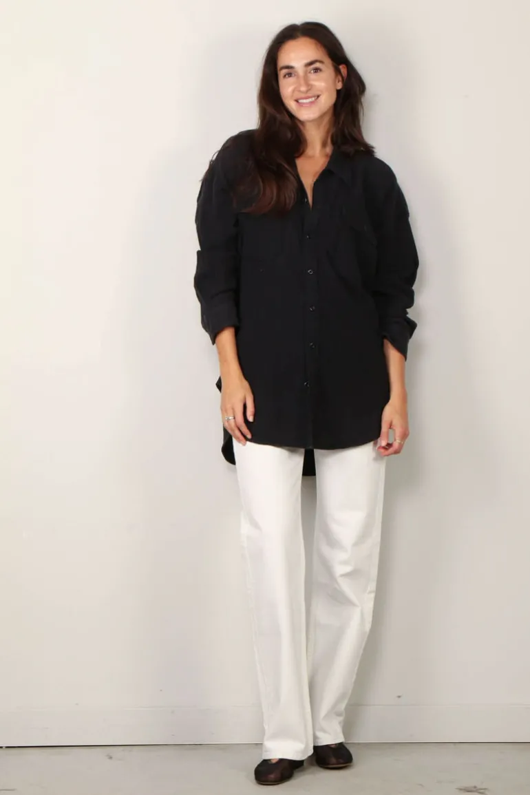 Denimist Blouse - Utility shirt - Black